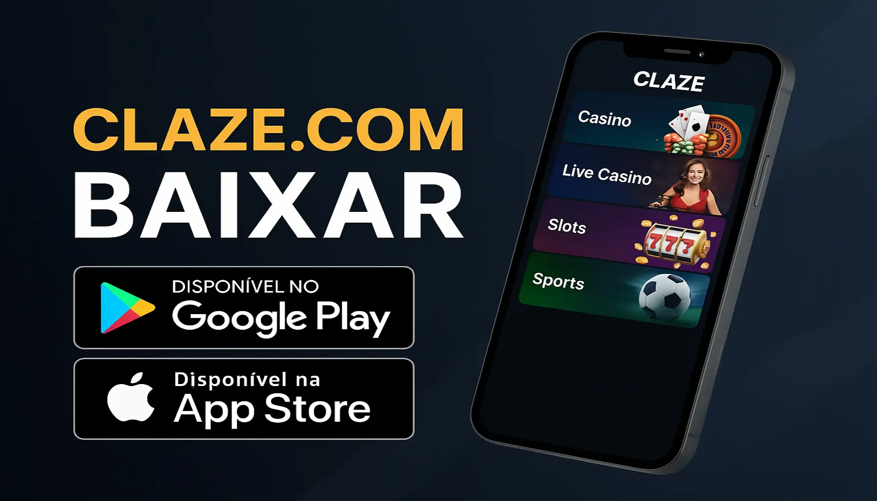 Baixar o CLAZE.COM Cassino App